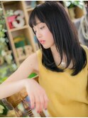 大人かわいい小顔ダークアッシュ縮毛カットc5川口20代30代40代