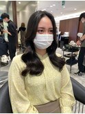 #コテ巻き風パーマ #パーマロング#韓国風パーマ#デジタルパーマ