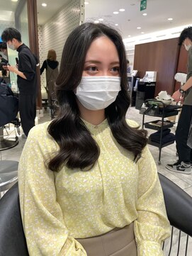 アミー 銀座(Ammy) #コテ巻き風パーマ #パーマロング#韓国風パーマ#デジタルパーマ