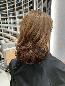 ステアケース 武蔵小杉店(stair:case) 武蔵小杉　コテ巻き風パーマ　ミディアム