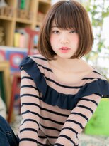 カバーヘア ブリス 上尾西口店(COVER HAIR bliss) 大人かわいいインナーカラー前下がりミニボブc5上尾20代30代40代