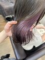 ヘアーリゾートガーデンバイトロント 船橋法典店(Hair Resort Garden by Toronto) グレージュ×バイオレットピンク【船橋法典】