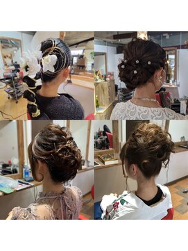 ヘアラボウィッシュ(hair labo Wish) #セット #セットアップ  #ハ－フアップ