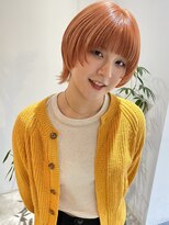 アスティブランシュ(Asti blanche)&nbsp;オレンジベージュ × ミニウルフ◎/レイヤー/ショートウルフ