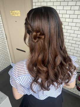 ソノ(sono) ひつじハーフツイン　巻き　イベントヘア　ハーフツイン