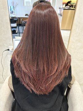 ヘアデザイン ファブロ(hair design FABRO.) ◎ピンクグラデーション/ロングレイヤー/レイヤー/