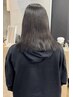 透明感ケアカラー＋色持ちup!!2stepトリートメント￥11000