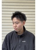 流行りのスパイキーショート!