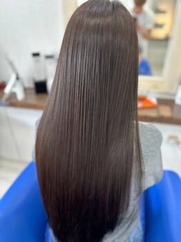 ブルー エアリ(BLUE eari)の写真/毎日のセットが楽に★カット・トリートメント・縮毛矯正など、あなたに合わせたメニューでお悩み改善♪