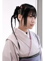 レクタ(recta) 卒業式 袴着付け ヘアセット アレンジ カチモリ 韓国風 小学生