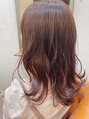 ボレロ(bolero)&nbsp;軽やかに動くレイヤーにピンクのヘアカラーが可愛いスタイルです