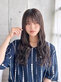 Aラインのセミウェットミックスカール