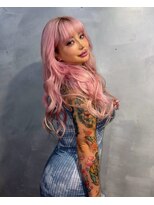 ジーナ(XENA) 夏のヘアアレンジ ペールピンク