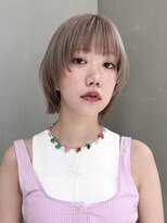 ギークス(GEEKS)&nbsp;【GEEKS渋谷】秋カラー/初ブリーチ/ミルクティー/ショートウルフ