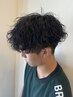 メンズ限定!【再来】似合わせカット+波巻きパーマ¥17600