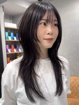 シャルムバイケンジ(Charm.by KENJE) 30代40代50代外ハネミディアムレイヤー髪質改善酸性ストレート