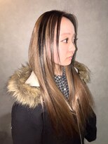 アルレン(Allen)&nbsp;ミルクティーベージュ/アンブレラカラー「宇都宮/ブリーチ」