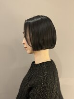 ヘアーエスクールシーユー 枚方T-SITE店(hair S.COEUR×Cu)&nbsp;ナチュラルボブ/大阪枚方美容室