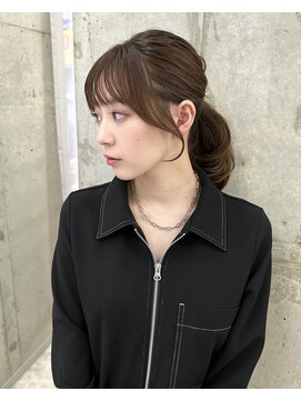 アロ 大阪梅田(alo) 【藤田真由】結んでも可愛い顔周りカット