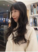 大人のロングレイヤー