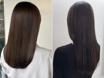 フェイム(FaMe)の写真/【安佐南区/緑井】ダメージ毛・細毛にも◎髪と同じ弱酸性の薬剤を使用し、内部から優しく整える最新技術♪