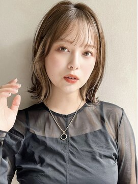 リヤン 表参道(lyann) 大人可愛い美髪外ハネボブクールショート薄めバングうるツヤ