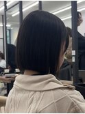 @cho_no.asato_sand ココアベージュ/ボブ/ショート/縮毛矯正