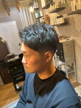 トニコ(toniko) メンズショート×フェード×バーバースタイル×ビジネスヘア