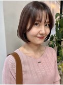 クラゲヘアー/小顔に見せるヘア/ココアベージュ/一宮