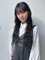 フォークロア 本店(Folk Lore) 黒髪ロング×ラフウェーブ