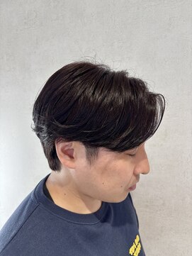 ヘアピン(hair pin) ニュアンスパーマセンターパート