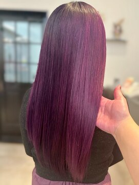 リアン 本厚木(LIAN) 《ブリーチありで叶える、透け感たっぷりの紫カラー》