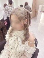 クラン 梅田店(Clan) 編み上げ編みおろしハーフツイン