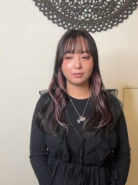 ナトゥーラ 大通店(Natura) 【30代40代50代】レイヤー＋インナーカラーピンク【札幌/大通】