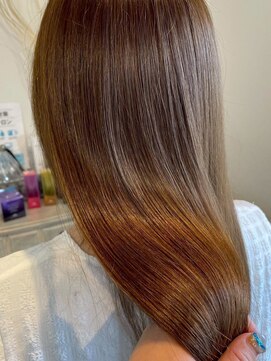ロッカヘアエジェ(ROCCA hair eje.) デザインカラー艶めきカシミヤブラウン