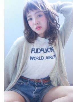 ラべリー 池袋(LOVELEY) ゆるふわミディ ヘアカラー 【池袋】