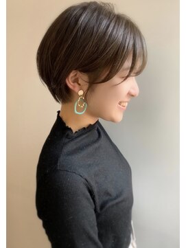 エル セルカ 高田馬場(el CERCA) 甘辛ミックス大人ショート×ナチュラルベージュカラー