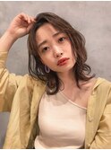 【GARDEN 田中麻由】ミディアムレイヤー毛先パーマワンカール