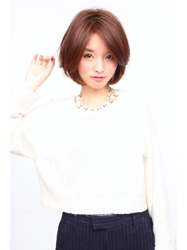 モッズヘア 足利(mod'hair) 【mod's hair　足利】ツヤ感◎30代40代★小顔丸みショート