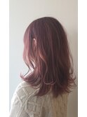 春カラー！ｗカラーくすみピンク
