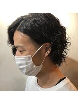 ビスクヘアデザイン(bisq hair design)&nbsp;耳掛けスパイラルパーマ