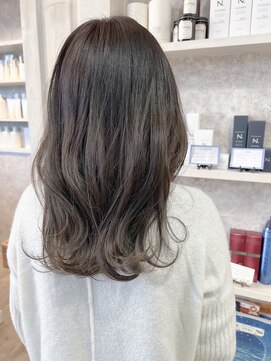 キャアリー(Caary) 福山市美容室Caary人気 透明感、透け感グレージュ・ブルージュ