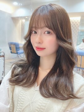 ユー(juu.) new open☆【juu./柳迫】フォギーベージュ×韓国顔まわりくびれ