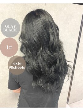 ハンナ 札幌(HANNAH) #プルシールエクステ＃エクステ＃ブルーブラック