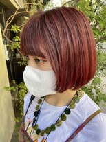 ゼスト フィーノ(ZEST fino)&nbsp;【ZEST立川 三谷海斗】ブリーチ無し×ワインレッド