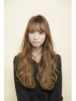 アフロディーテ 銀座(APHRODITE GINZA) 黒髪/グレーベージュ/レイヤーロング/前髪パーマ/銀座