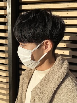 ニアウ 太田店(Niau) メンズカット韓国マッシュツイストスパイラルパーマ波巻きパーマ