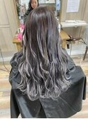 大人可愛いイメチェンモードヘアダークアッシュフェミニン我孫子