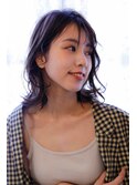 大人っぽ可愛いくびれボブ/艶カラー/10代/20代