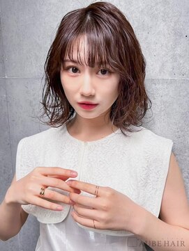 オーブ ヘアー カルロ 秋田店(AUBE HAIR calro) 20代・30代_大人可愛い/ニュアンスパーマ風ヘア